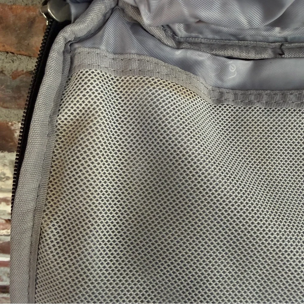 Leleblum Black Quilted Diaper Bag Backpack Travel Laptop Bag Pacifier Pouch‎